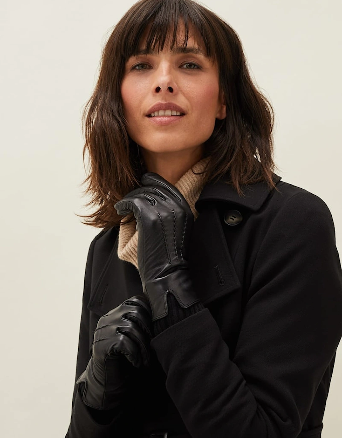Marie Leather Gloves, 4 of 3