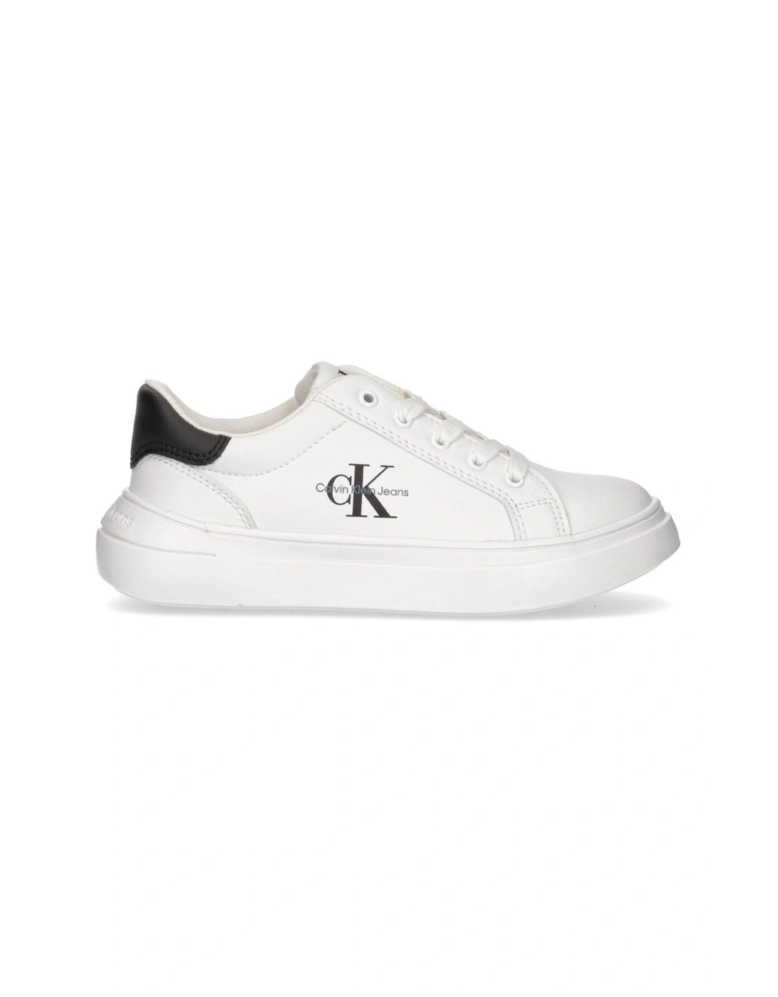 Kids Low Cut Sneaker - White/Black, 6 of 5