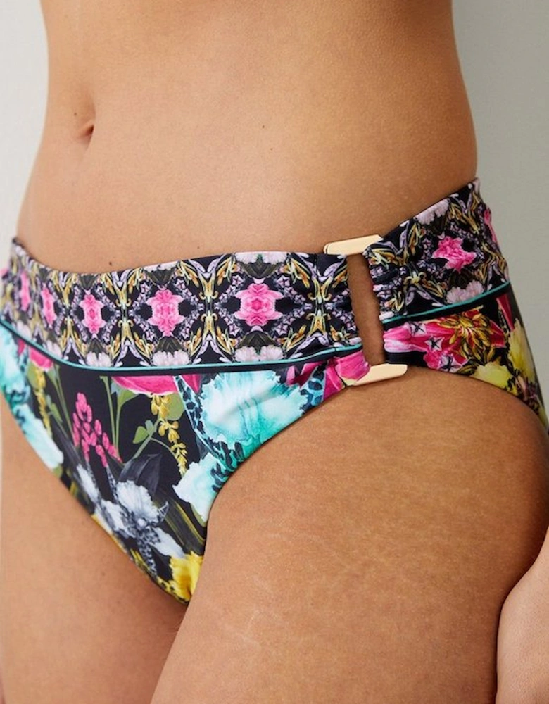 Mirror Print Bikini Bottoms