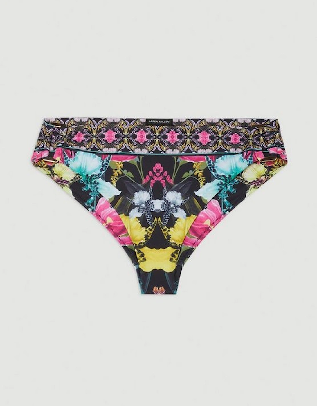 Mirror Print Bikini Bottoms