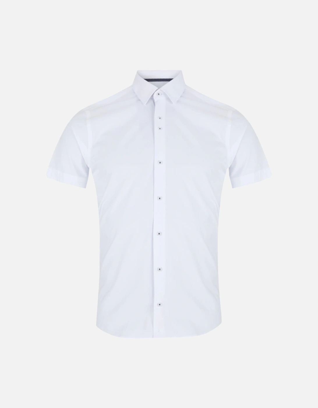 SS Stretch Semi Formal Shirt 01 White, 4 of 3