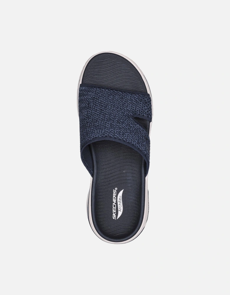 Skechers Womens Go Walk Arch Fit Sandals (Navy)