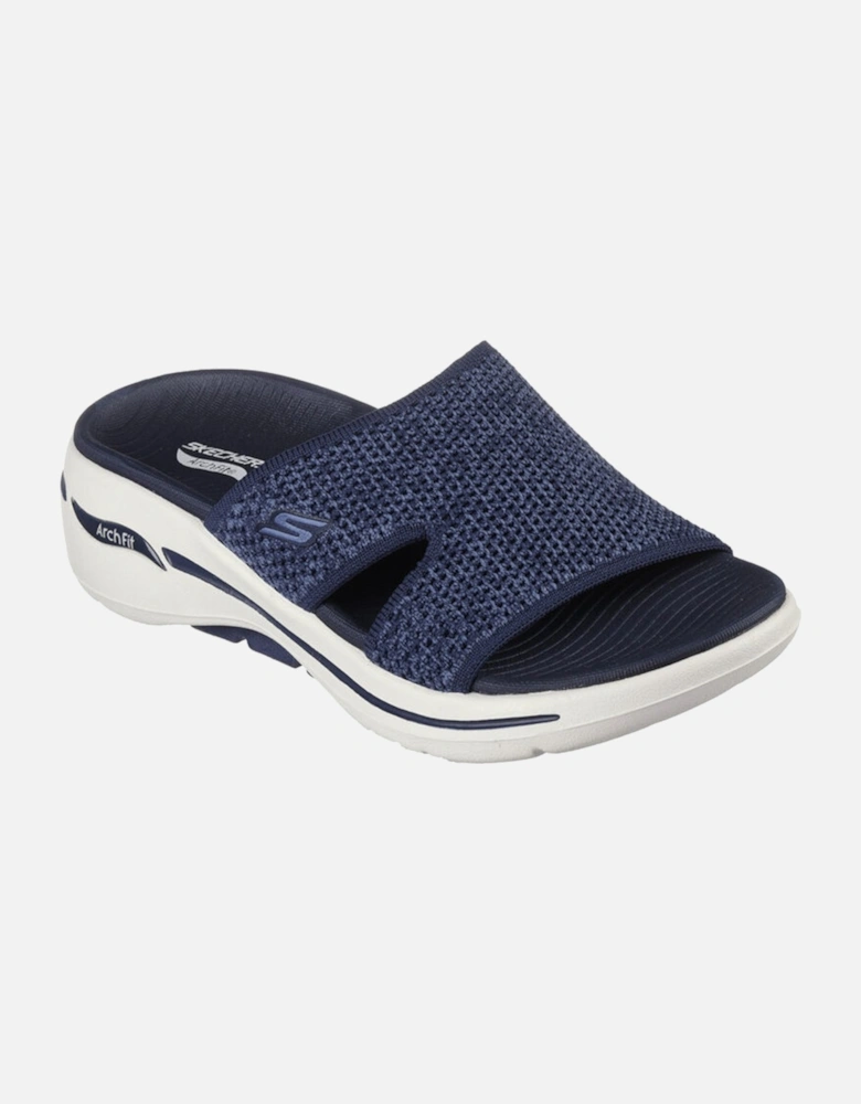 Skechers Womens Go Walk Arch Fit Sandals (Navy)