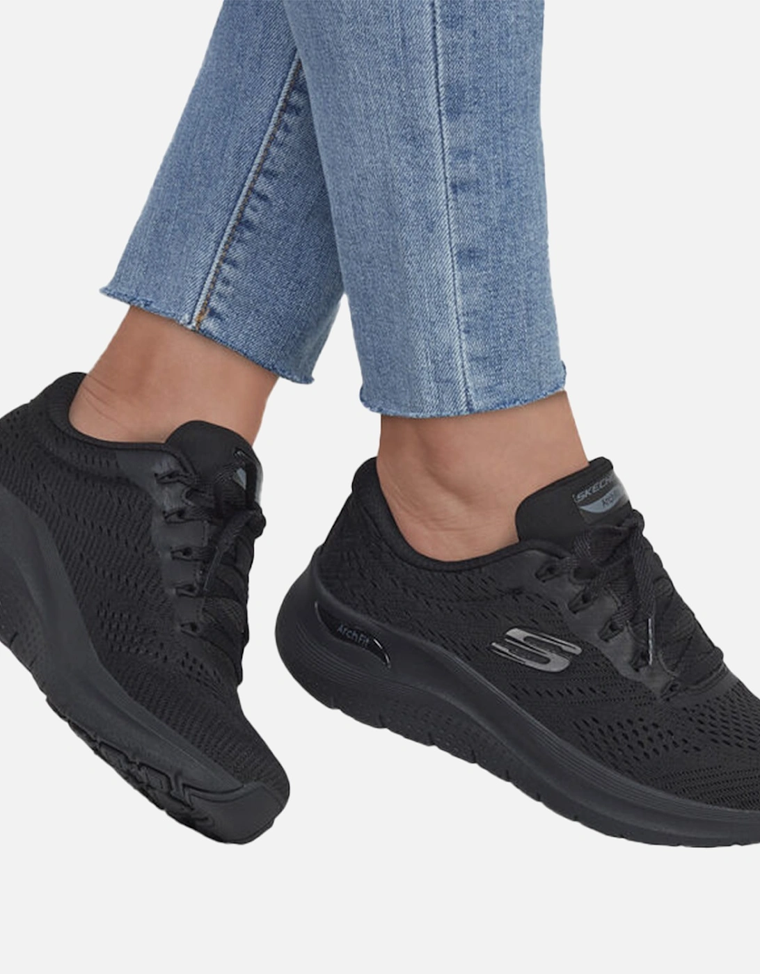 Womens Arch Fit 2.0 Big-League Trainers (Black)