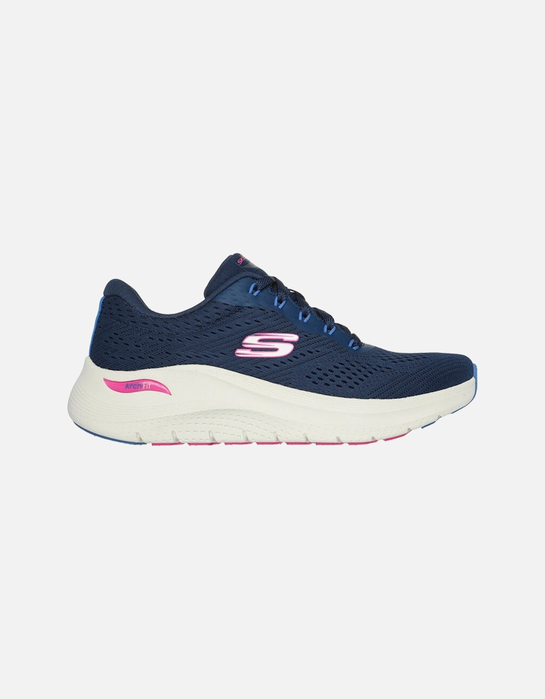 Womens Arch Fit 2.0 Big-League Trainers (Navy), 6 of 5