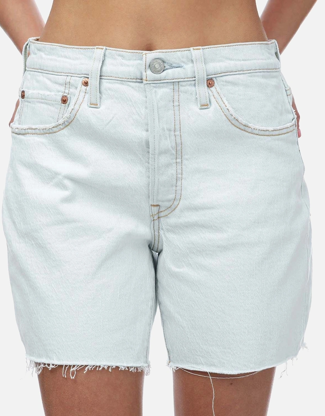 Womens 501 Mid Thigh Shorts, 4 of 3