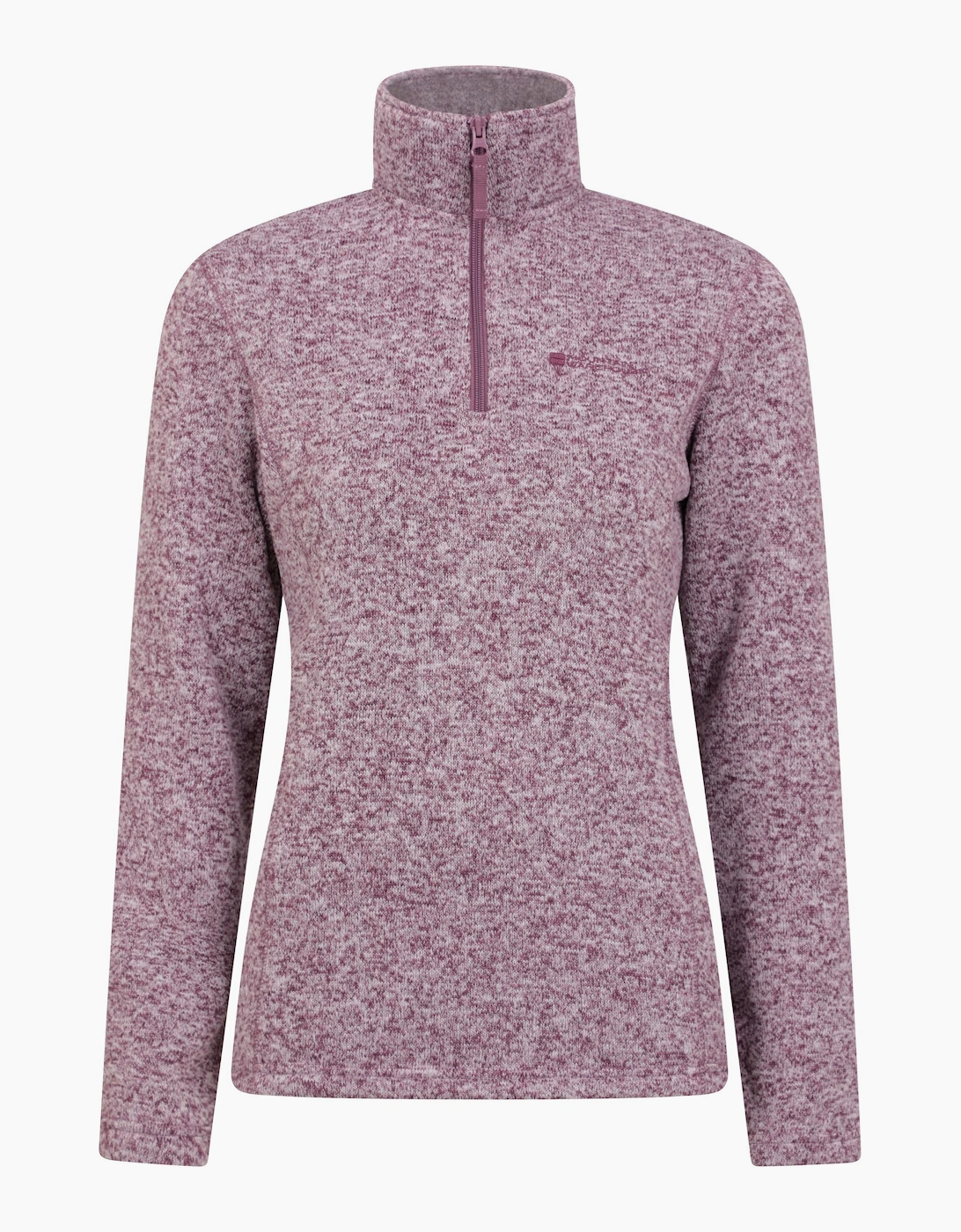 Mountain Warehouse Women's Red / Idris Half Zip Fleece Top - Size: 12
