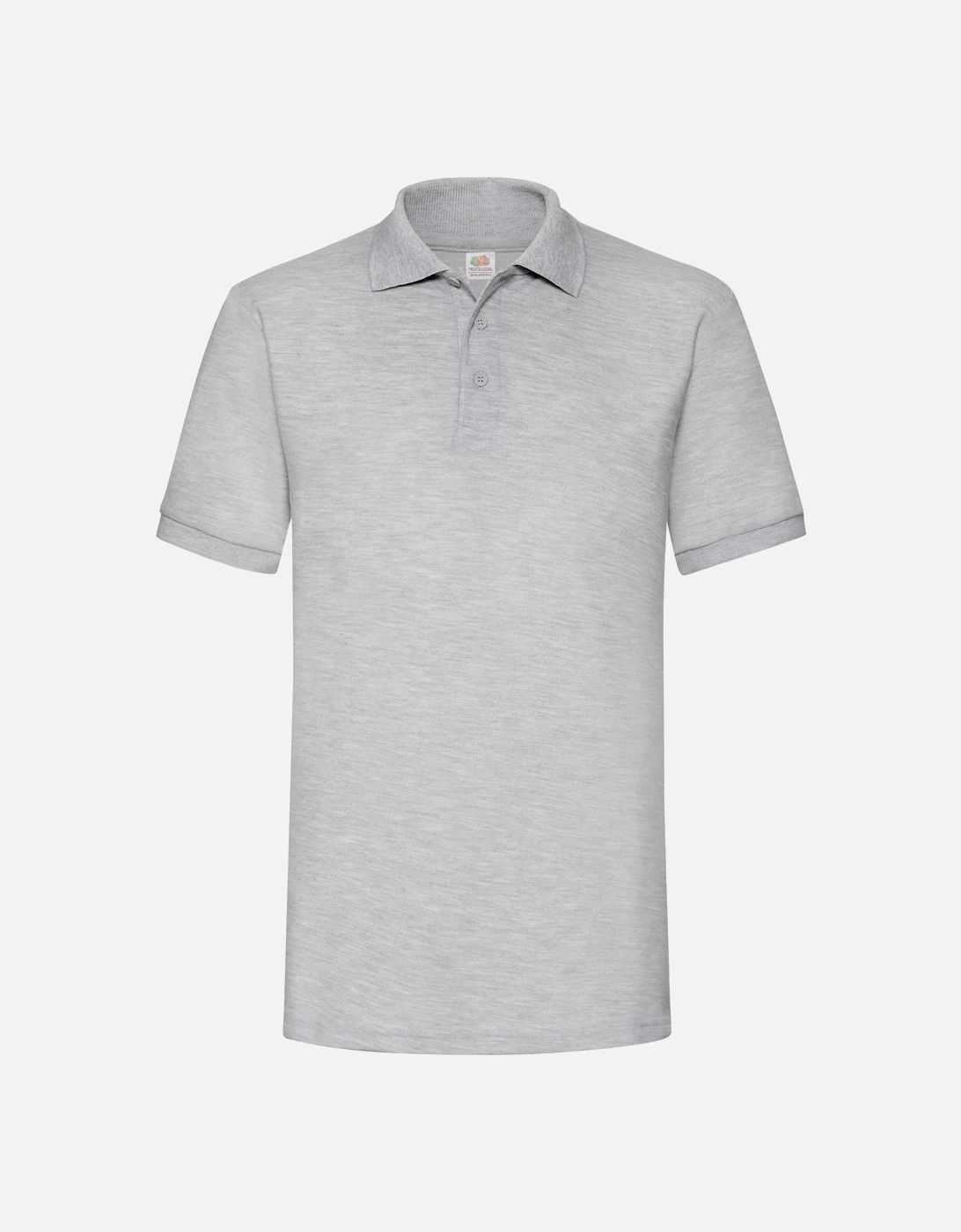 Mens Heather Polo Shirt, 4 of 3