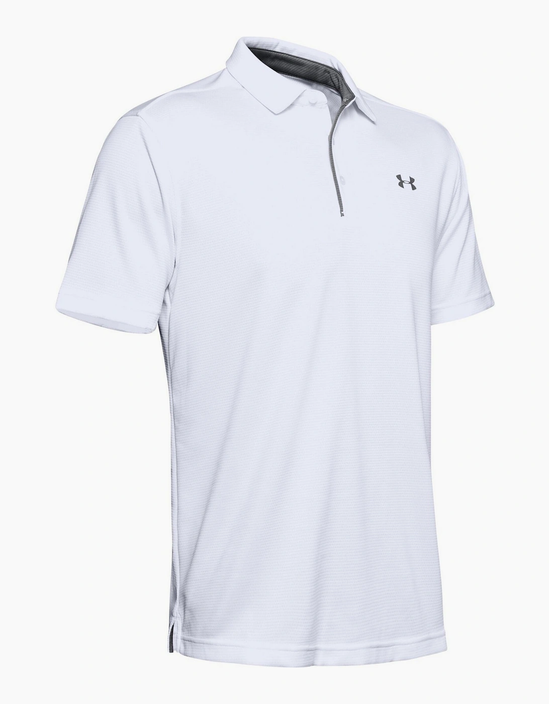 Under Armour Men's White Tech Polo Shirt  40 L