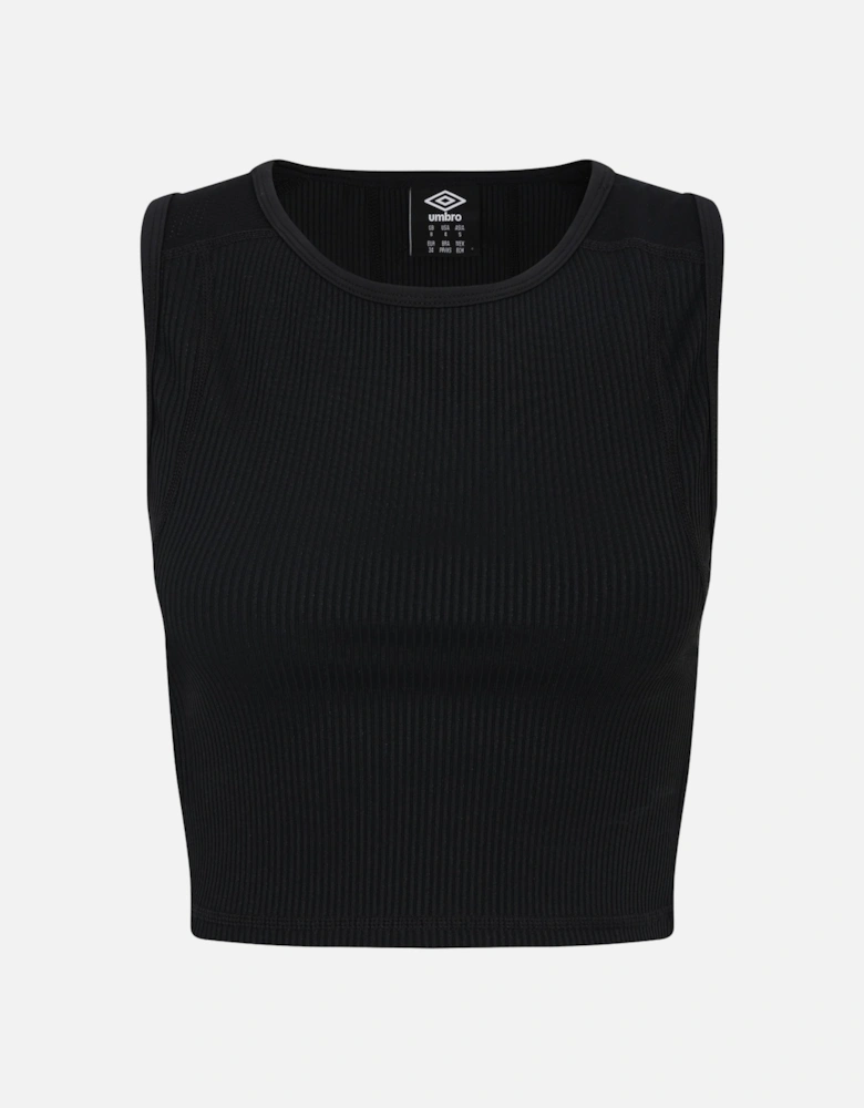 Womens/Ladies Ribbed Crop Top