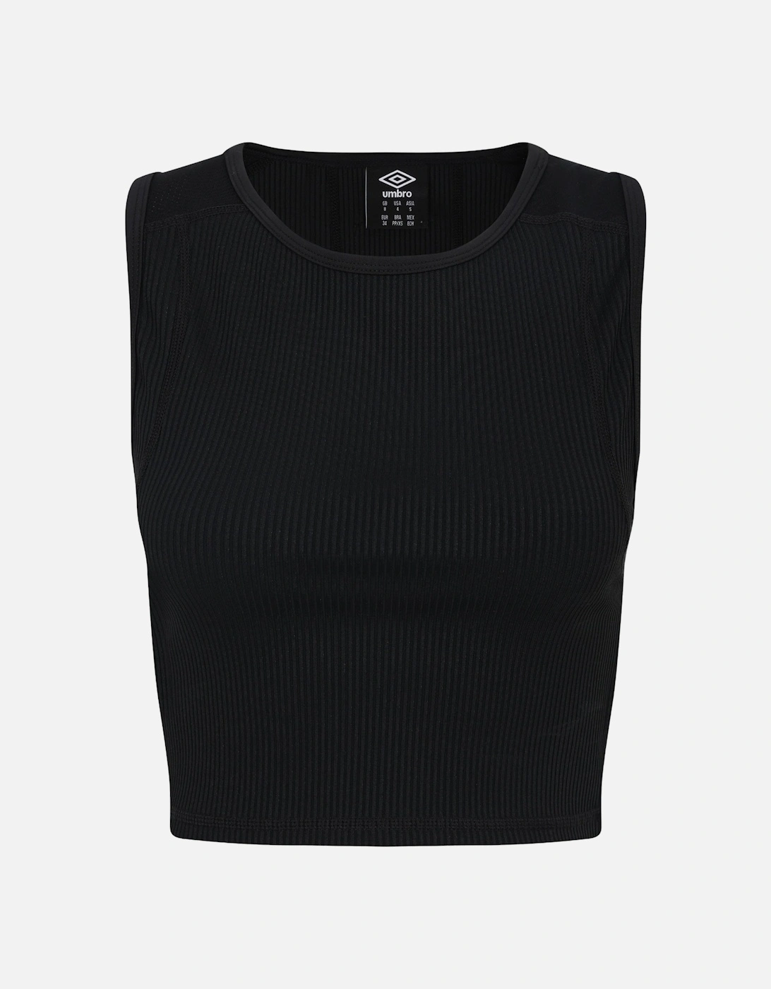 Womens/Ladies Ribbed Crop Top, 4 of 3