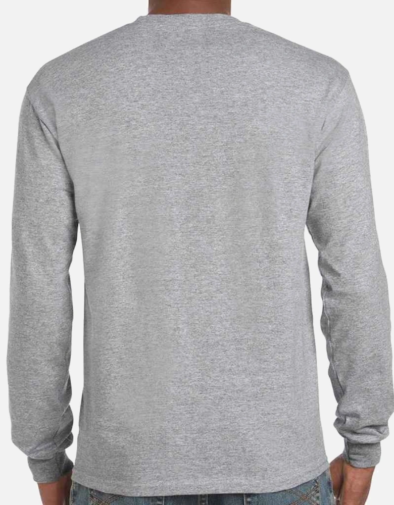 Unisex Adult Ultra Cotton Plain Long-Sleeved T-Shirt
