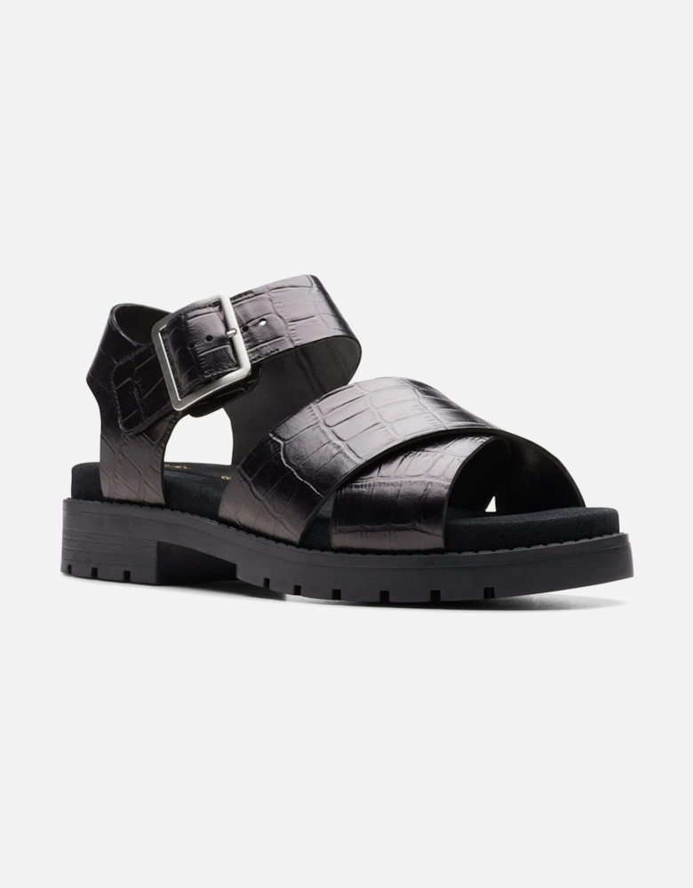 Orinoco Cross black Interest sandal