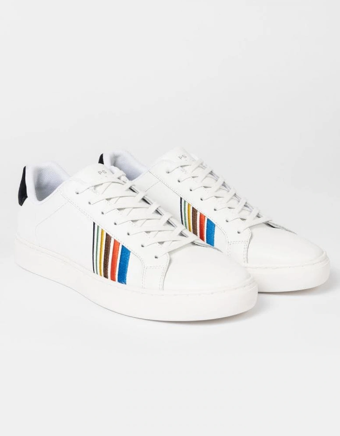 Rex Embroided Stripe Mens Trainers