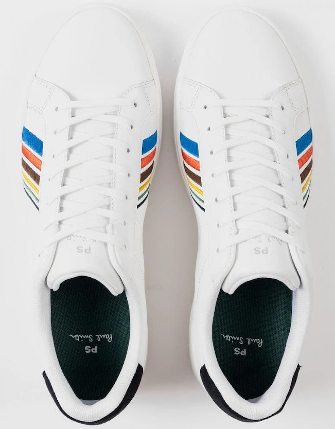 Rex Embroided Stripe Mens Trainers