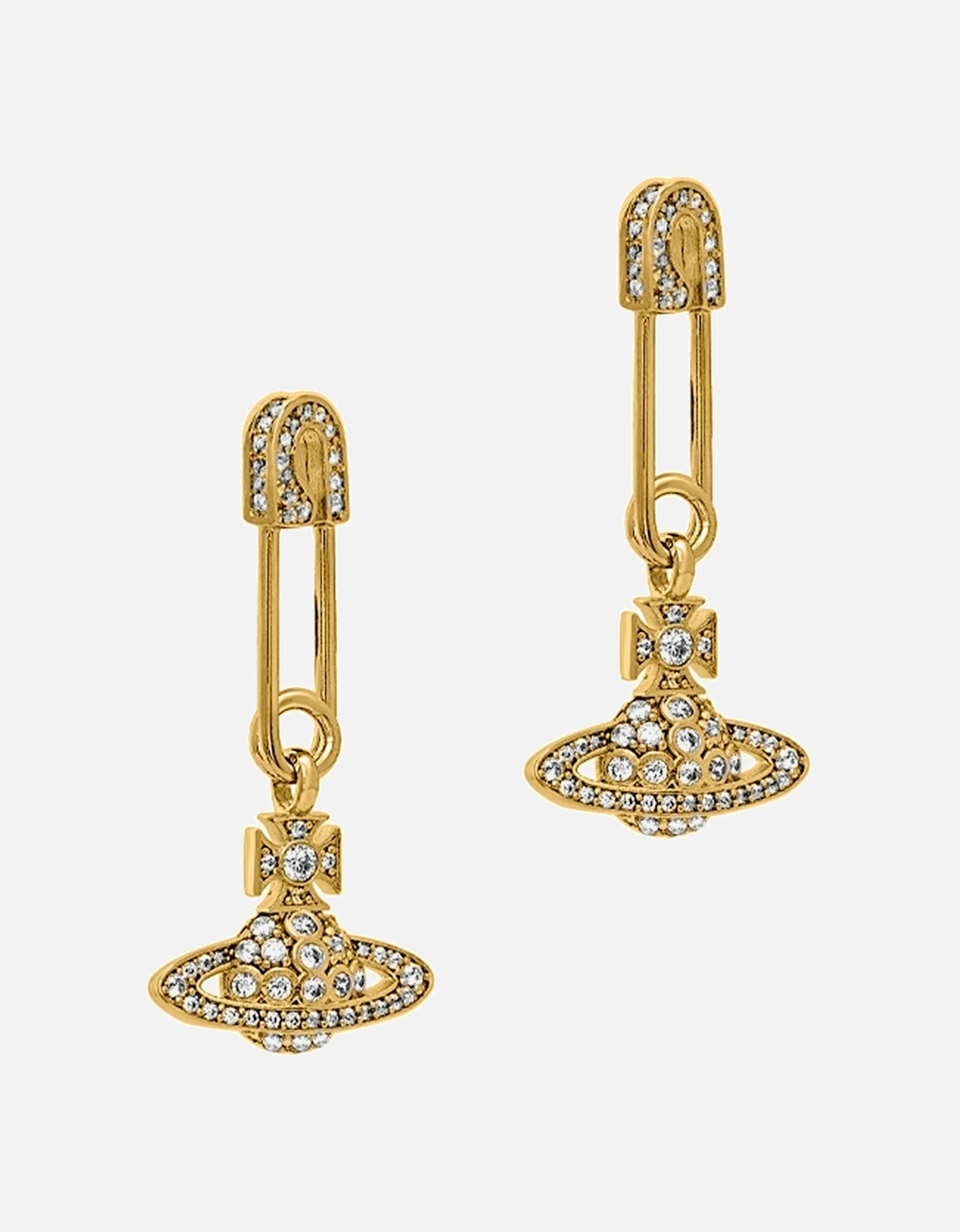 Lucrece Pin Gold Earrings, 3 of 2