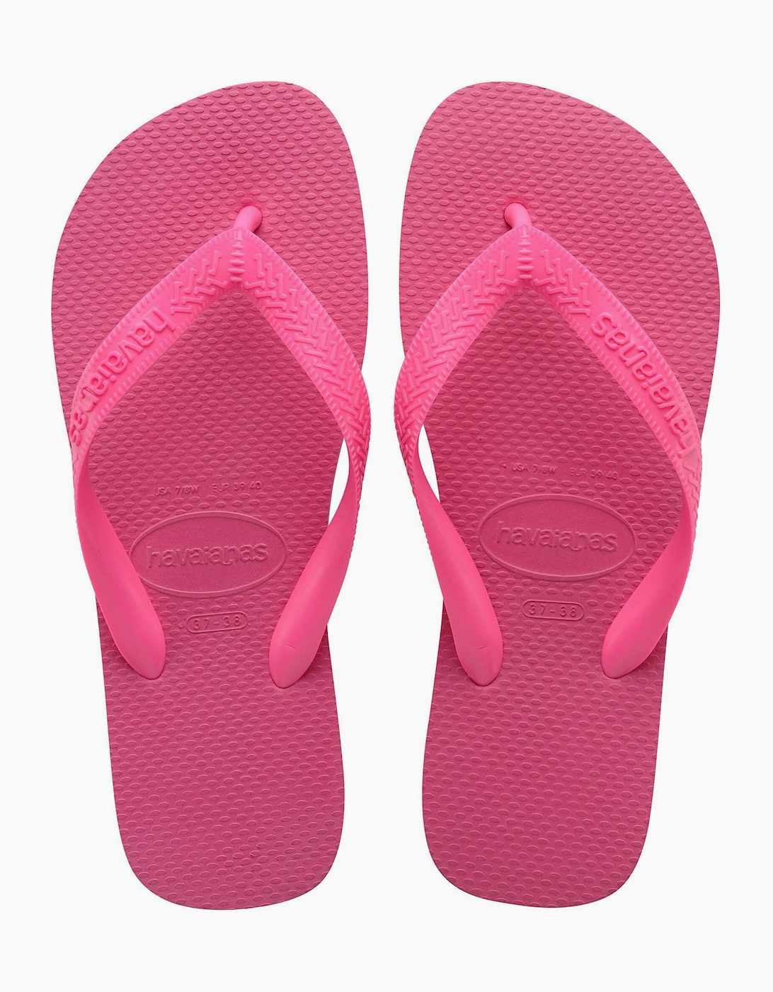 Havaianas Top Classic Summer Flip Flops - Pink/Pink - Size: 7 uk
