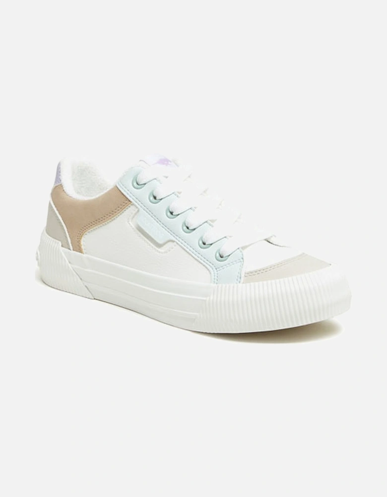 Women's Cheery Blocked Sporty Shoe White