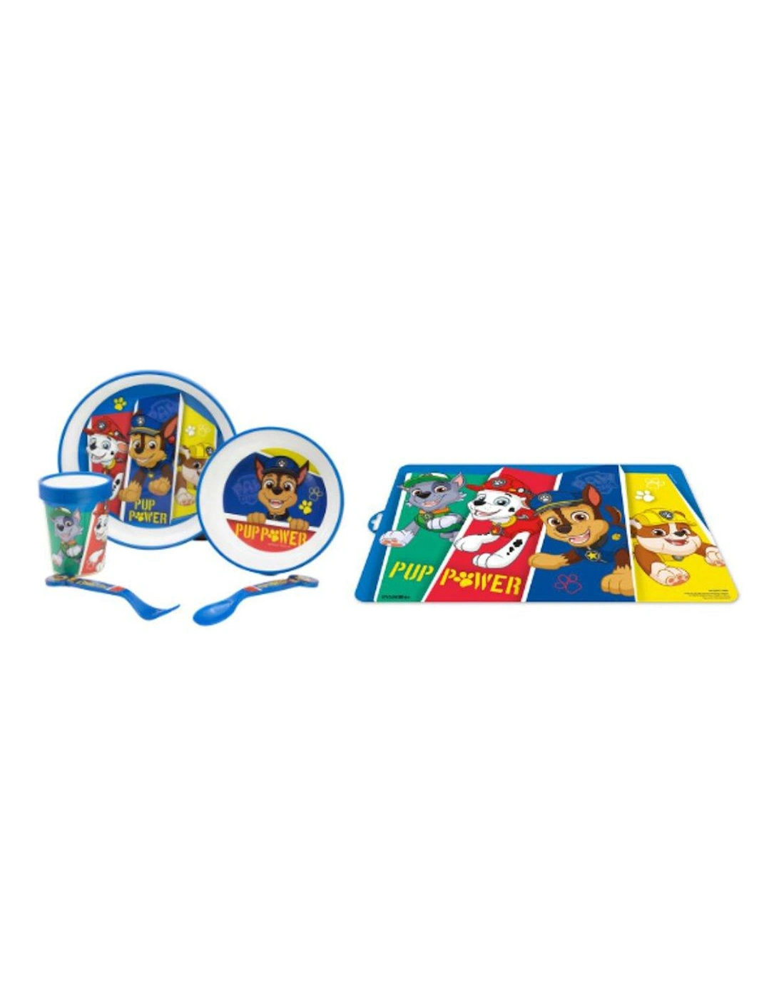 6 Piece Premium Kids Dinner and Placemat Set, 3 of 2