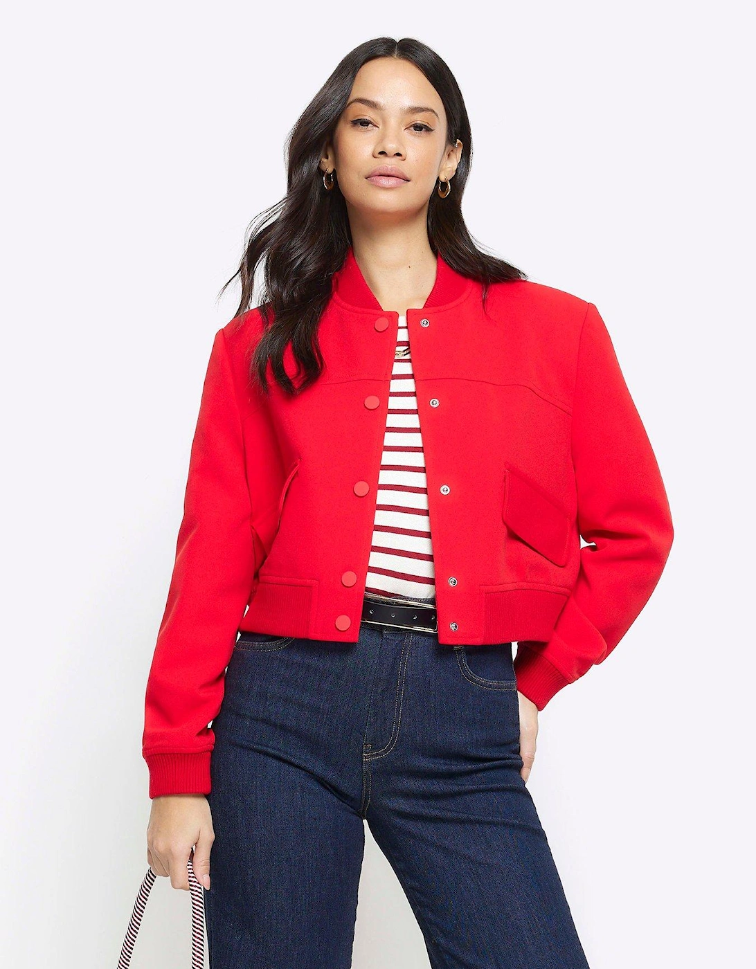 Bomber Jacket - Red, 2 of 1