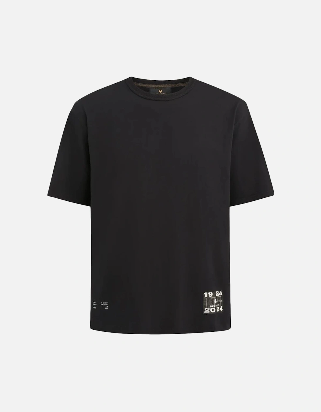Centenary Applique Label T-Shirt Black, 4 of 3