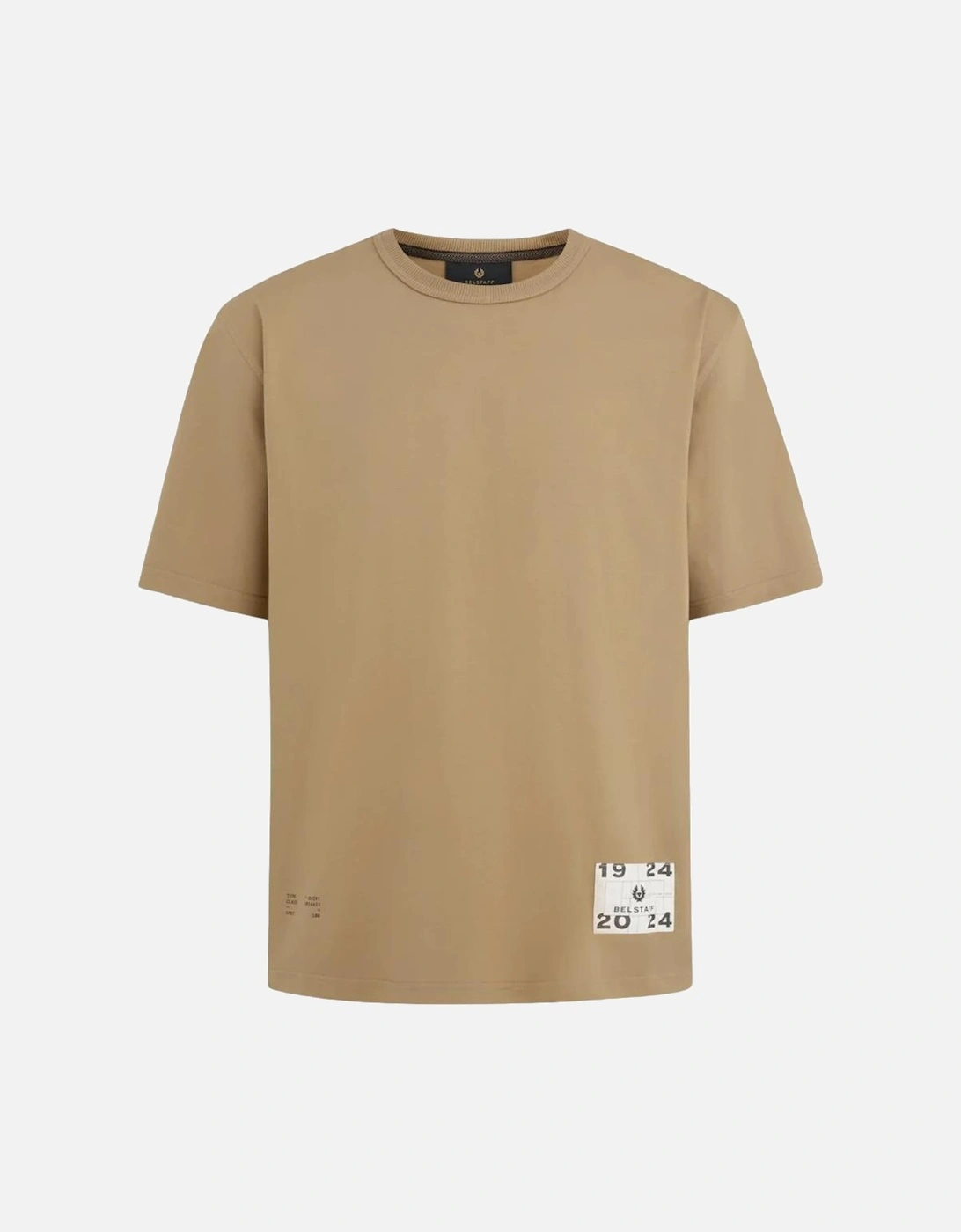 Centenary Applique Label T-Shirt British Khaki, 4 of 3