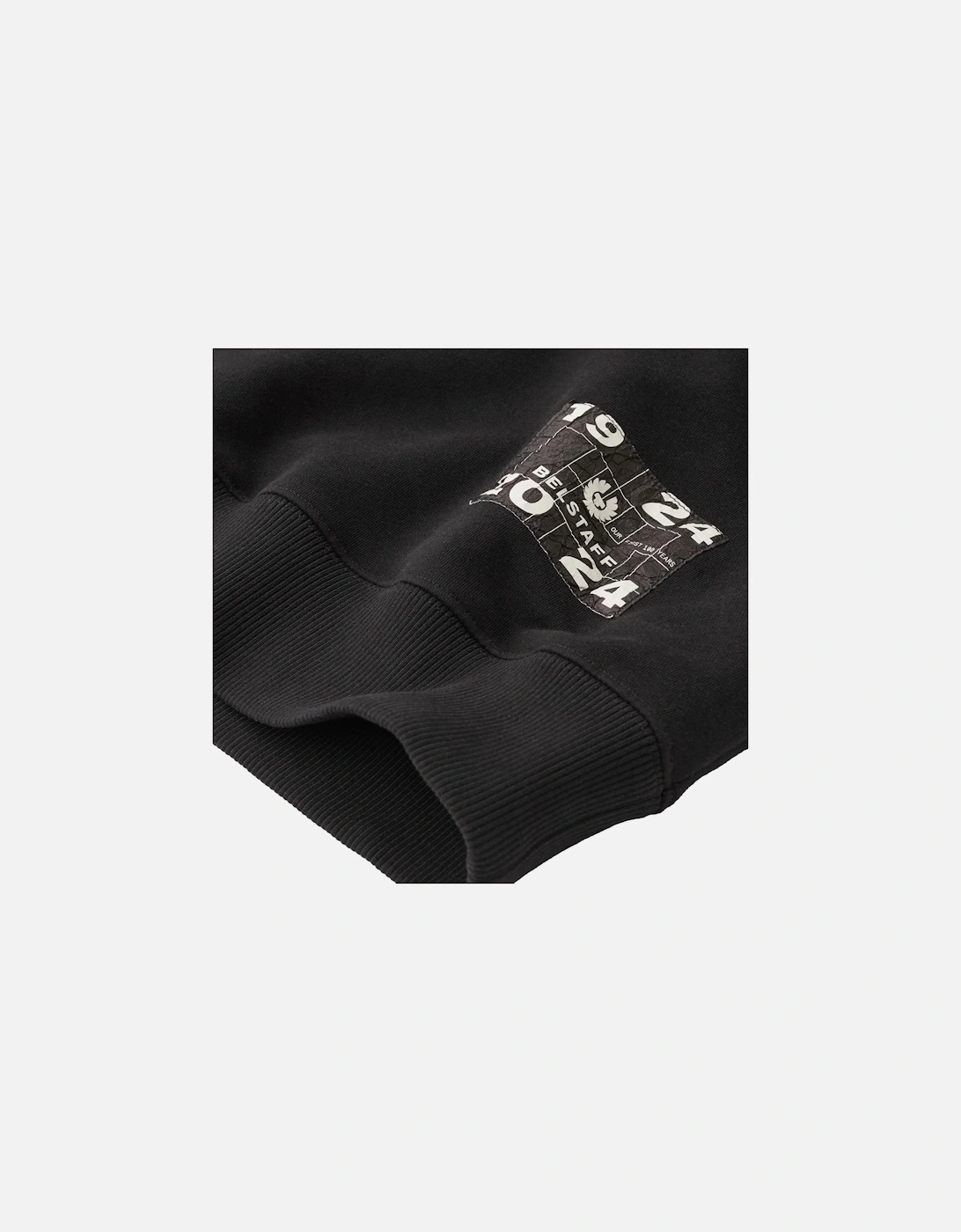 Centenary Applique Label Sweatshirt Black/British Khaki