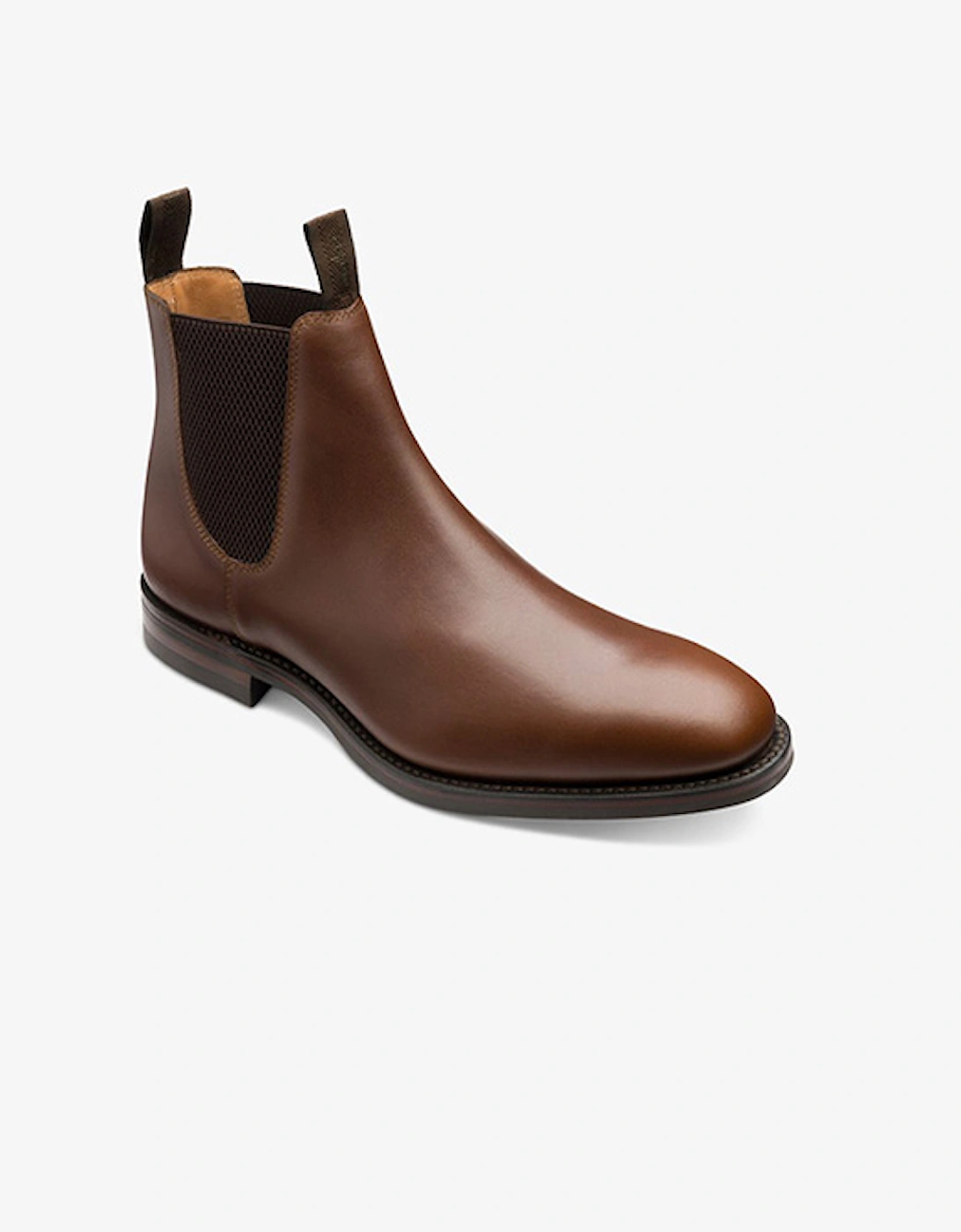 Men's Chatsworth Leather Chelsea Boot Brown, 4 of 3