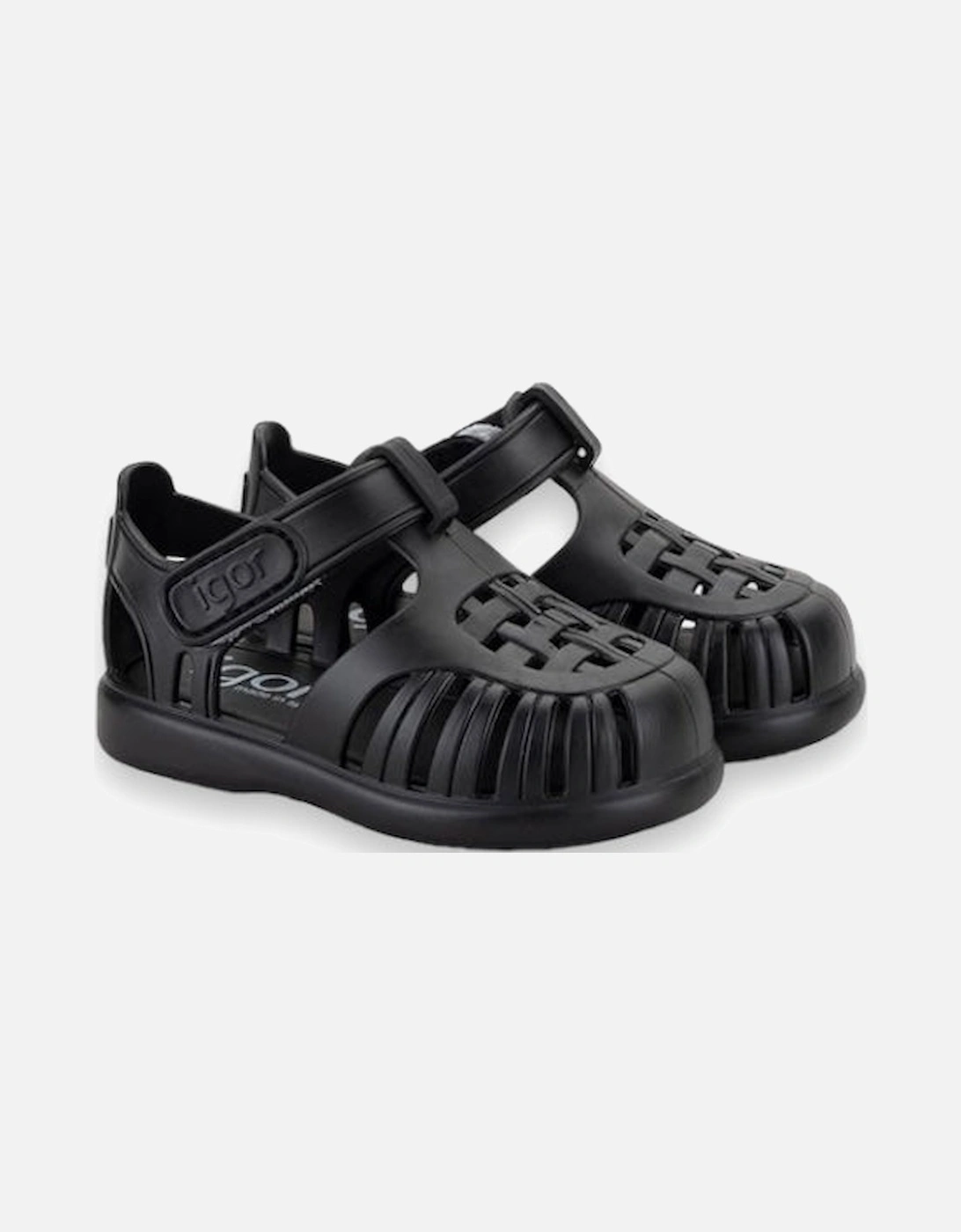 Black Tobby Sandal, 5 of 4