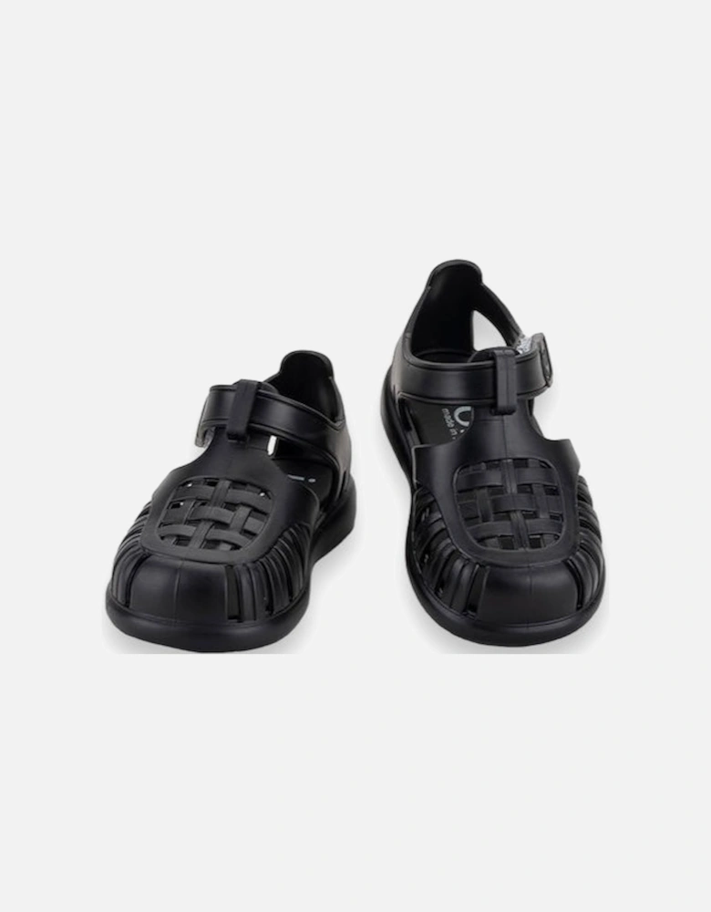 Black Tobby Sandal