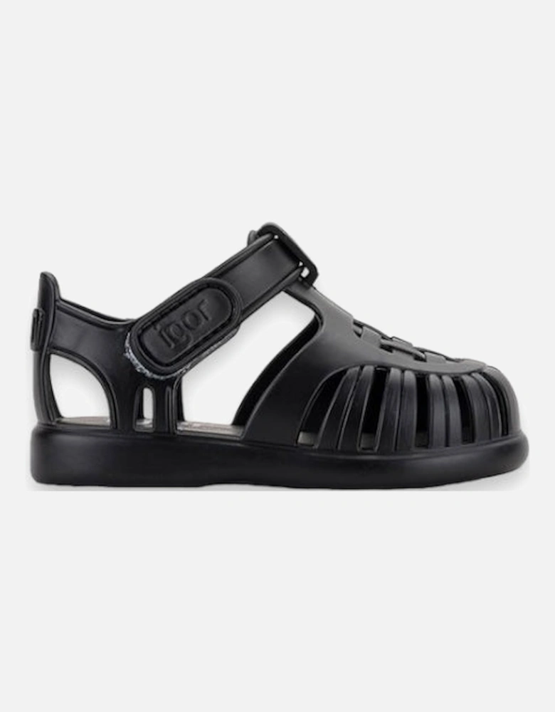 Black Tobby Sandal