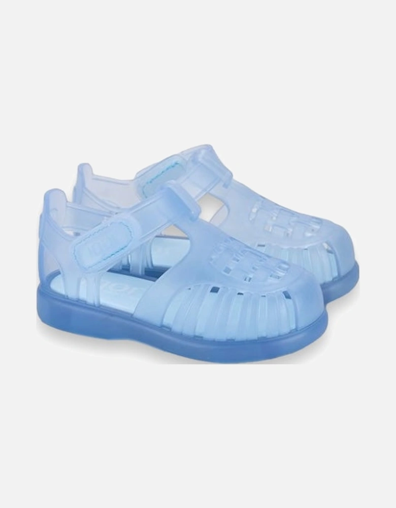 Blue Clear Tobby Sandal