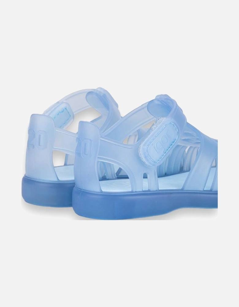 Blue Clear Tobby Sandal