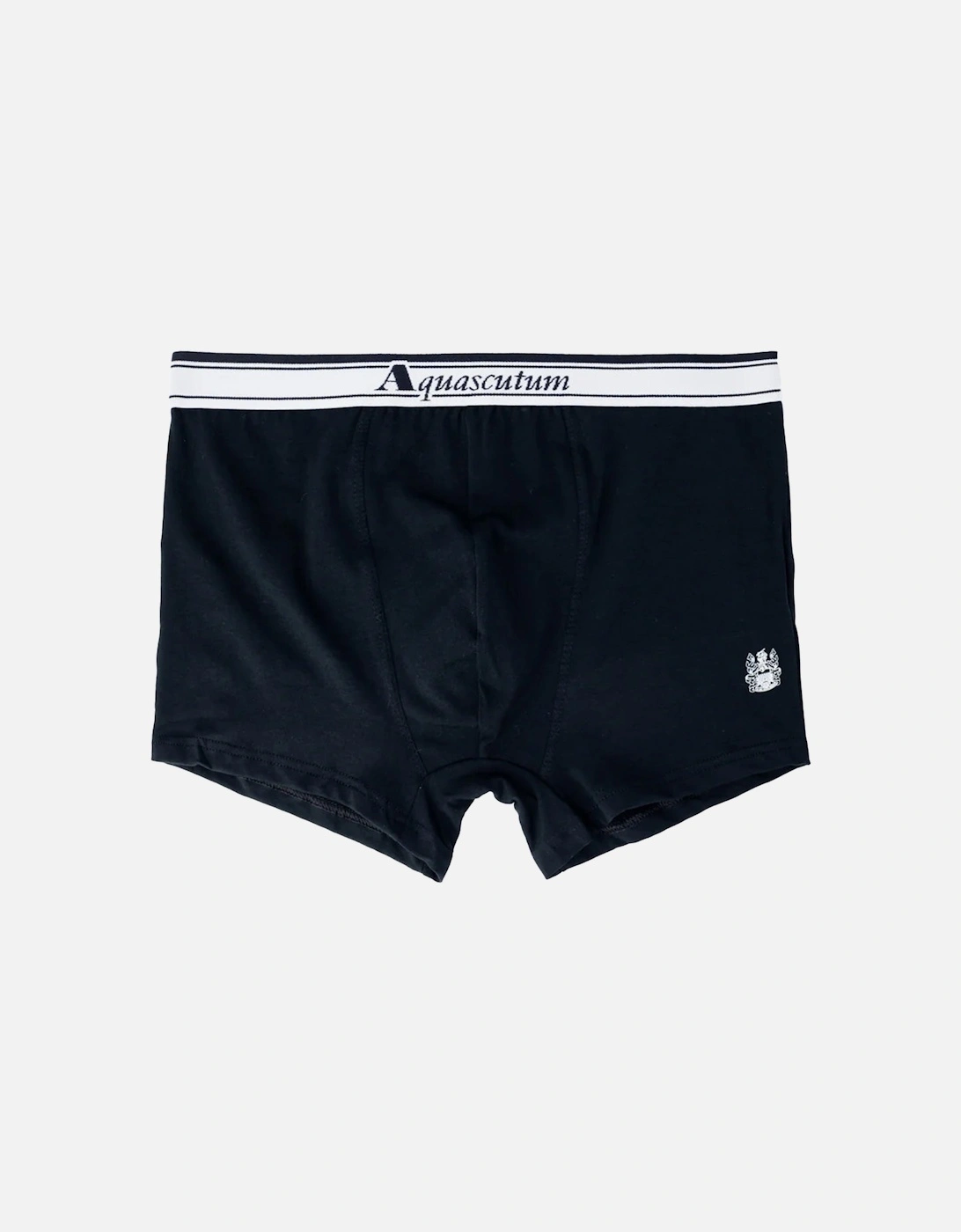 3-Pack Heritage Logo Boxer Trunks, Black/Grey/Blue