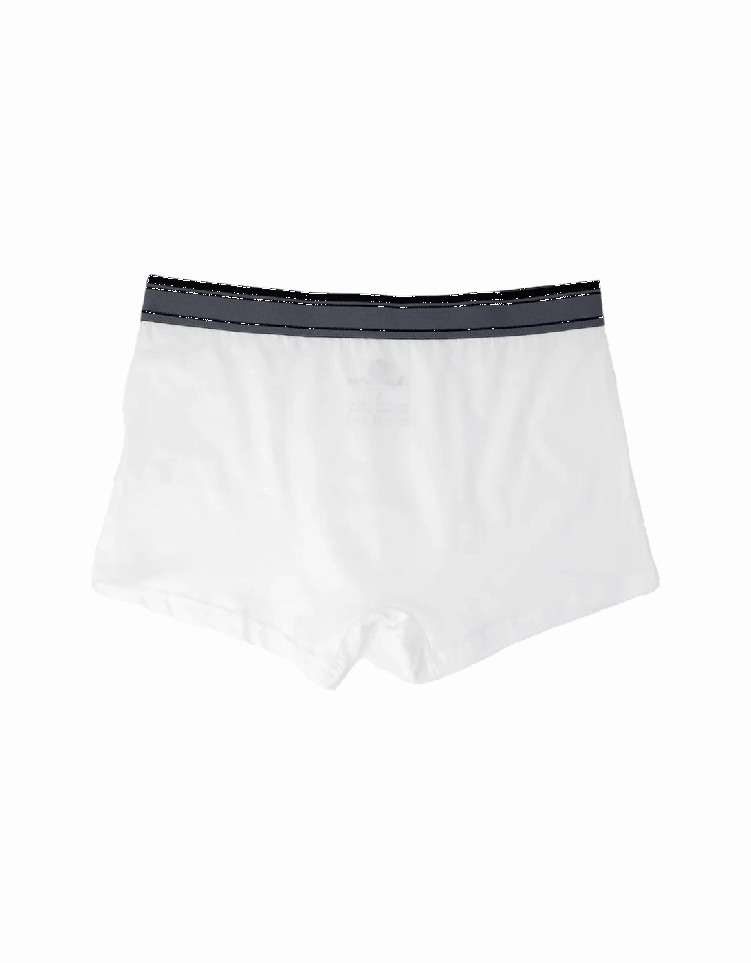 3-Pack Heritage Logo Boxer Trunks, Black/White/Grey