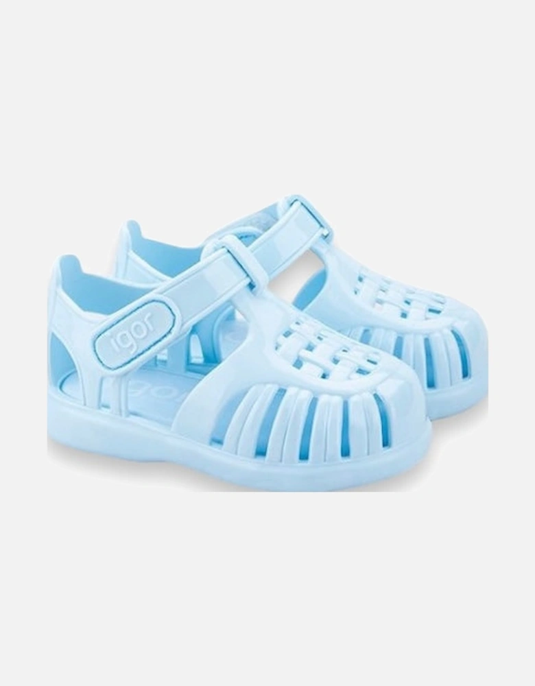 Blue Gloss Tobby Sandal