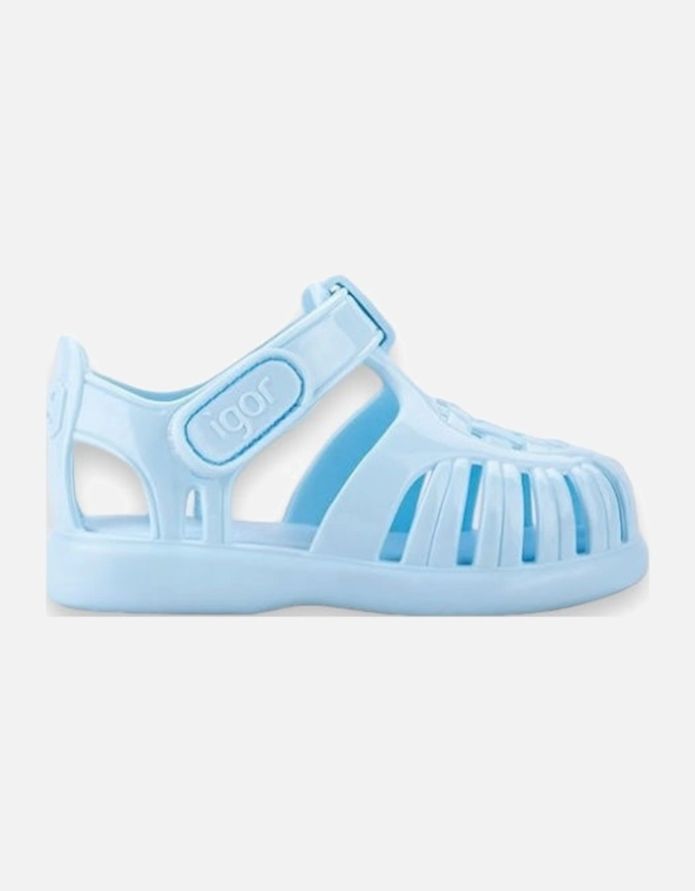 Blue Gloss Tobby Sandal