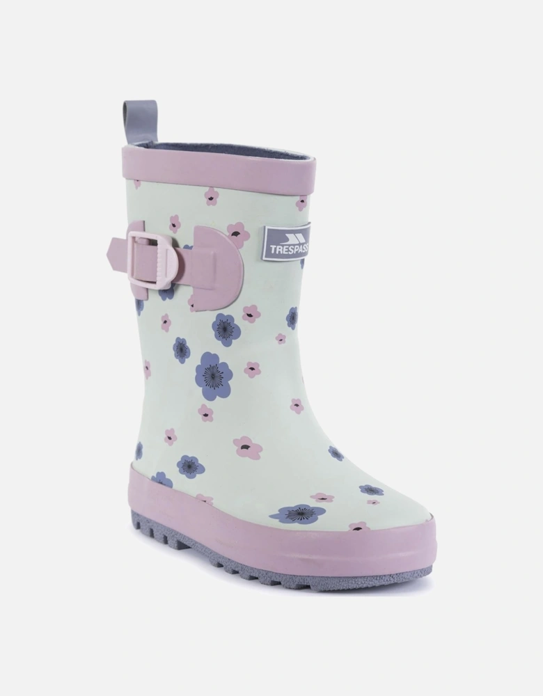 Kids Puddle Patterened Waterproof Wellies