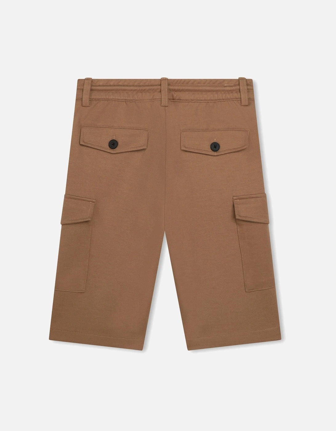 Boys Brown Cargo Shorts