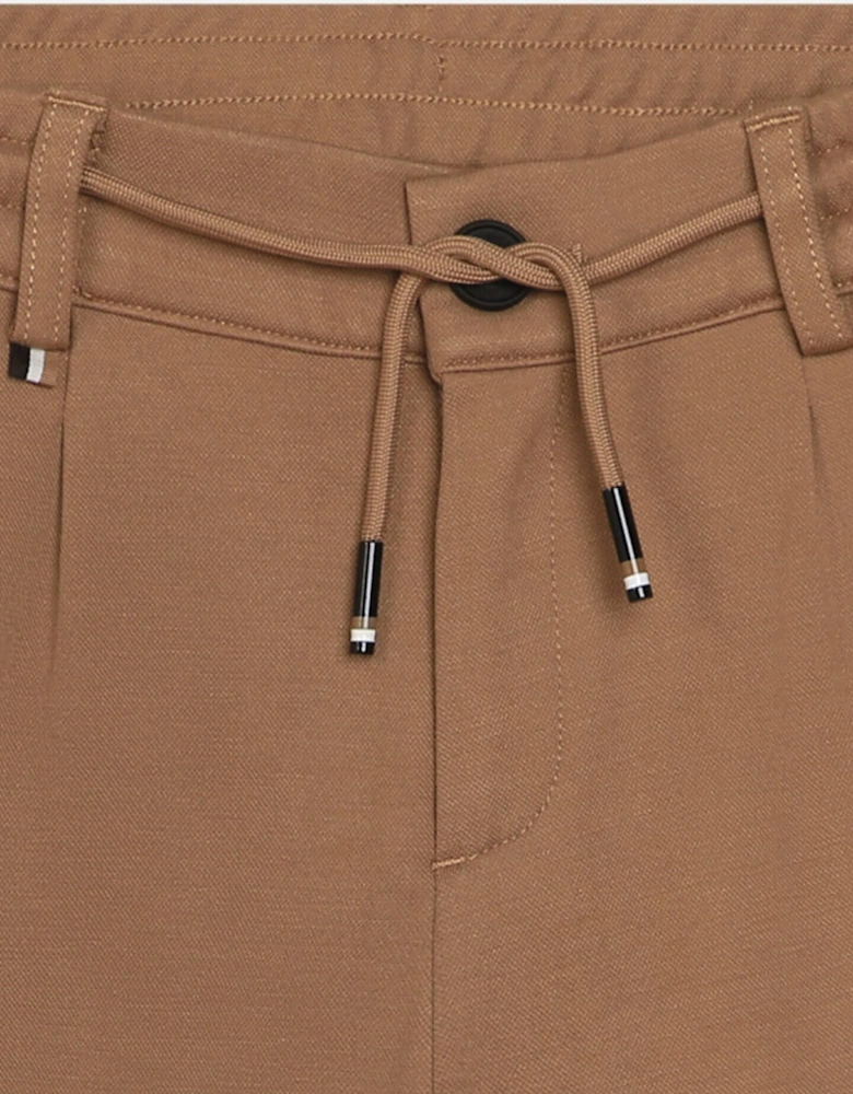 Boys Brown Cargo Shorts