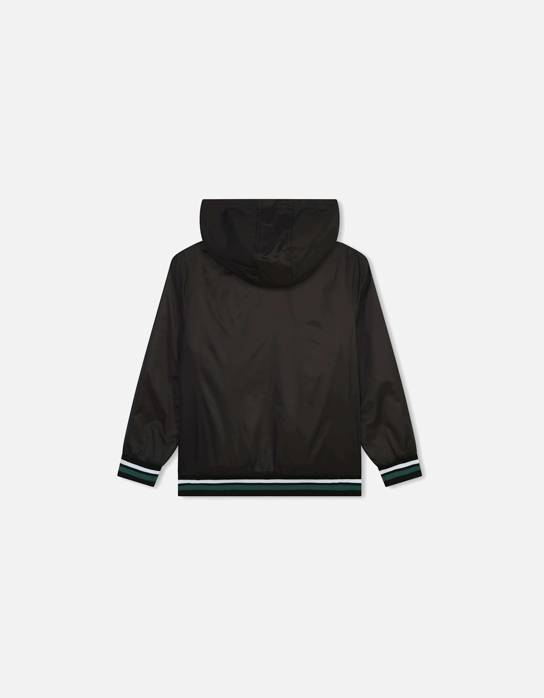 Boys Black Reversible Zip Up Jacket