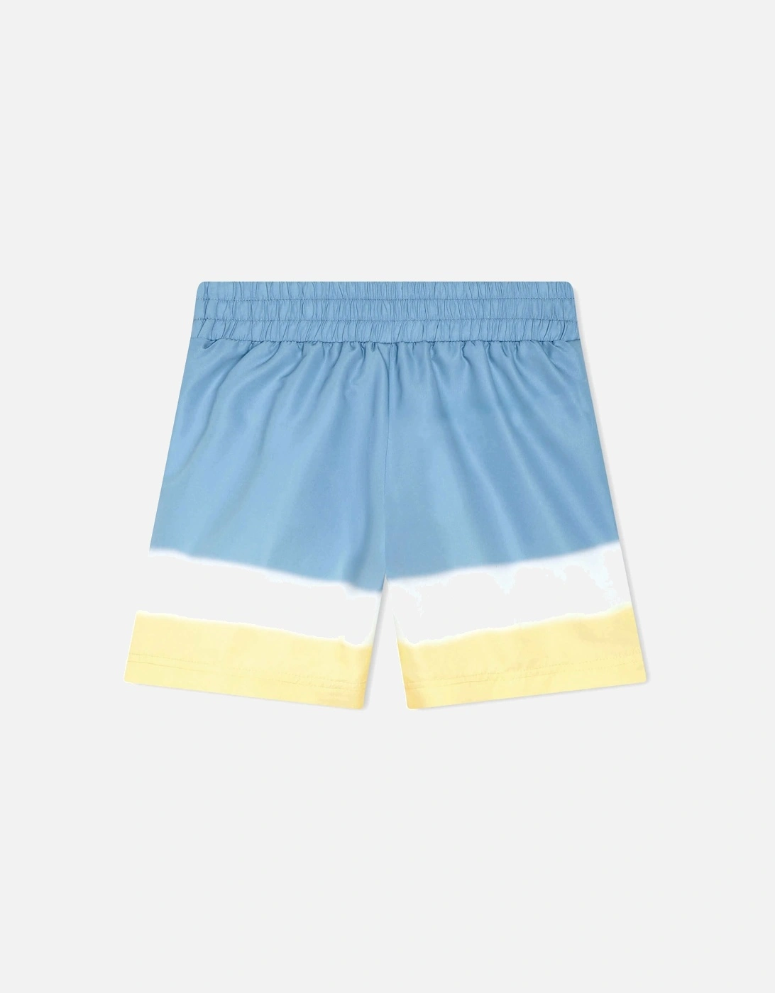 Boys Blue & Lemon Block Swim Shorts