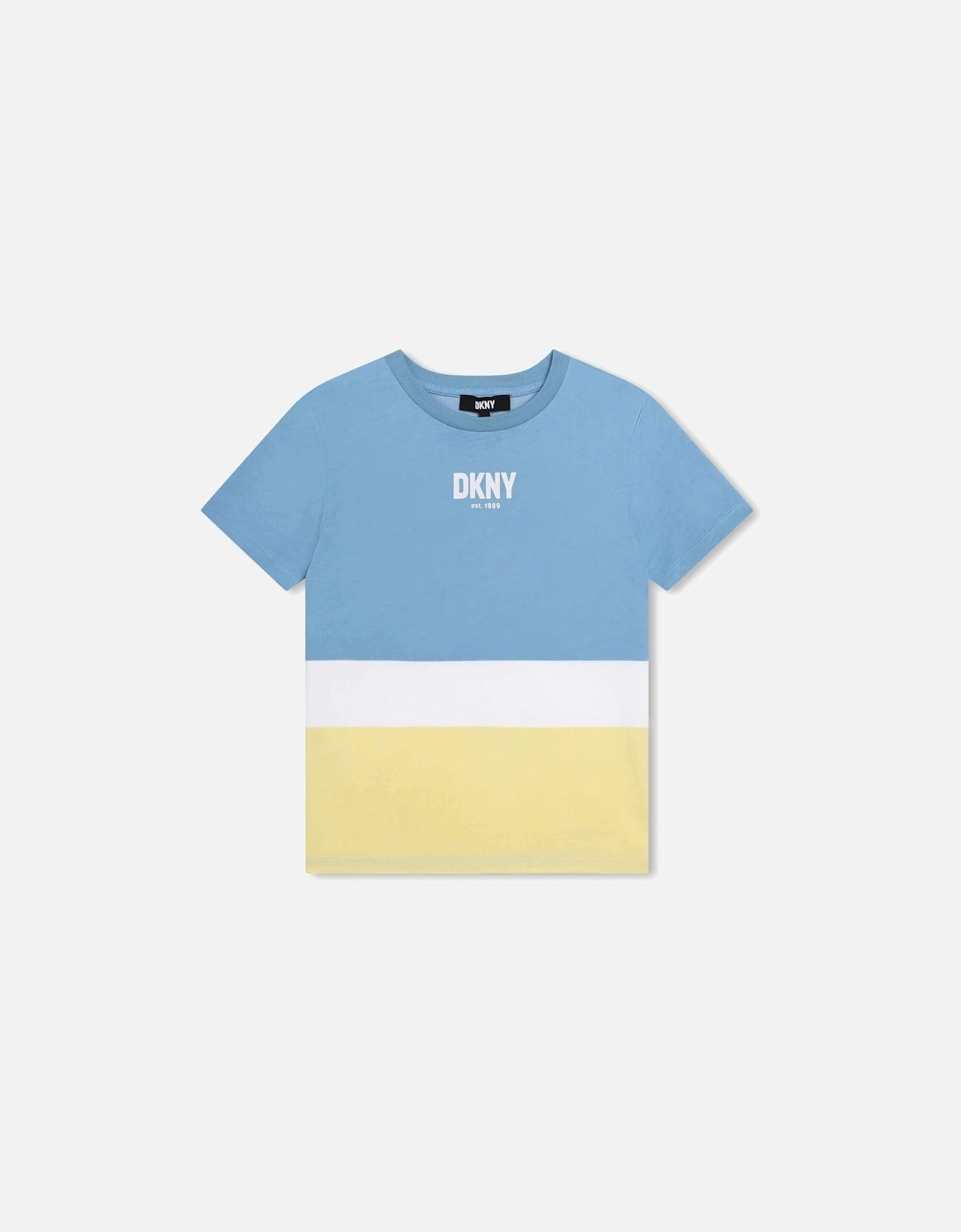 Boys Blue & Lemon Block T-Shirt, 3 of 2