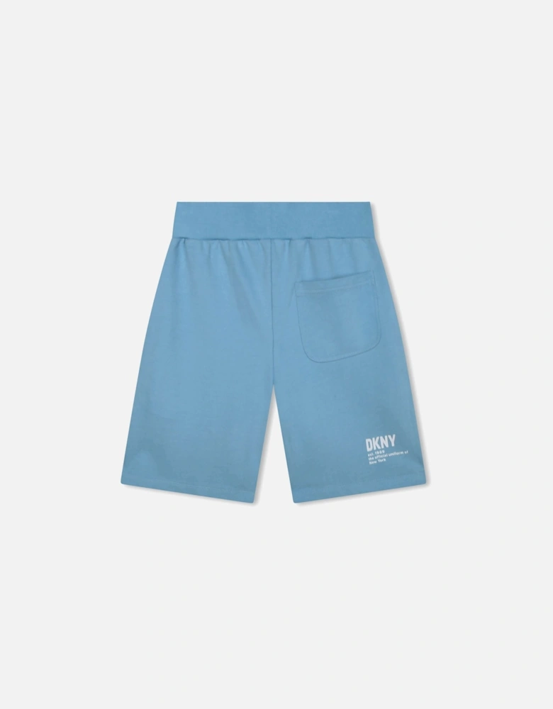 Boys Blue Cotton Shorts