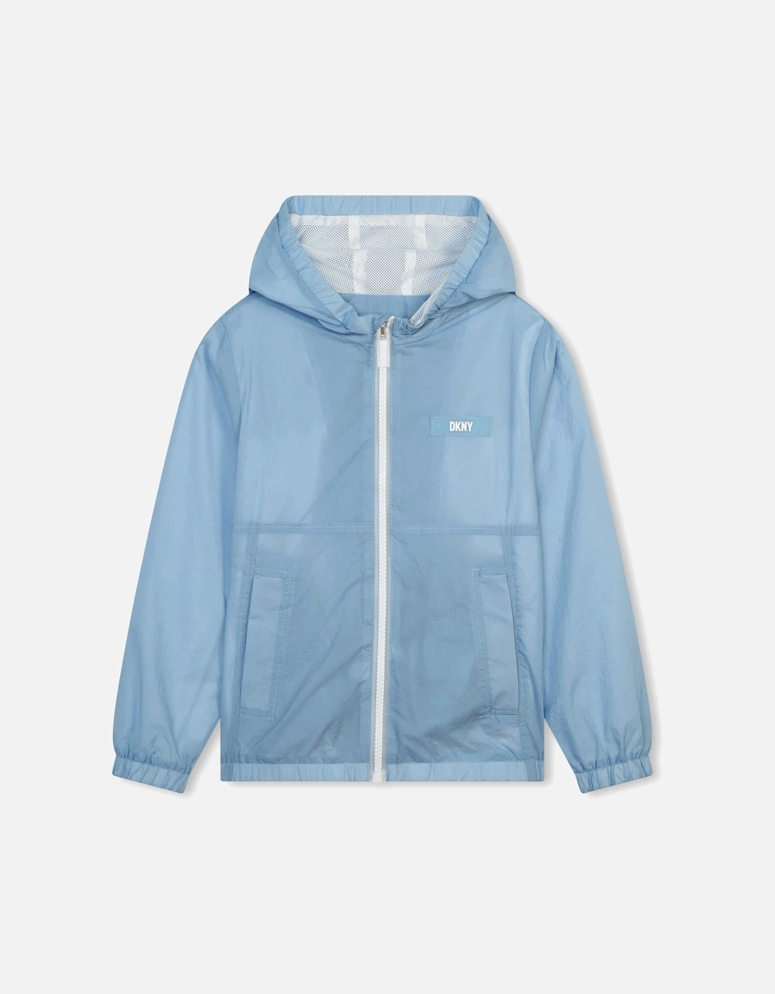 Boys Blue Zip Up Windbreaker, 5 of 4