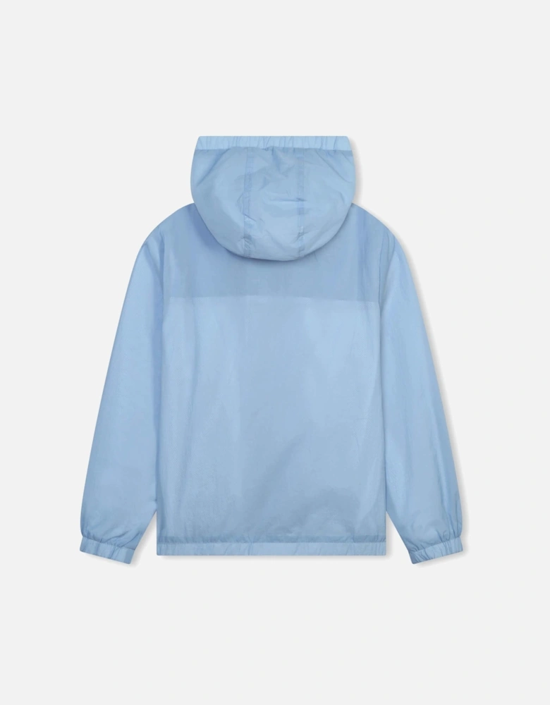 Boys Blue Zip Up Windbreaker