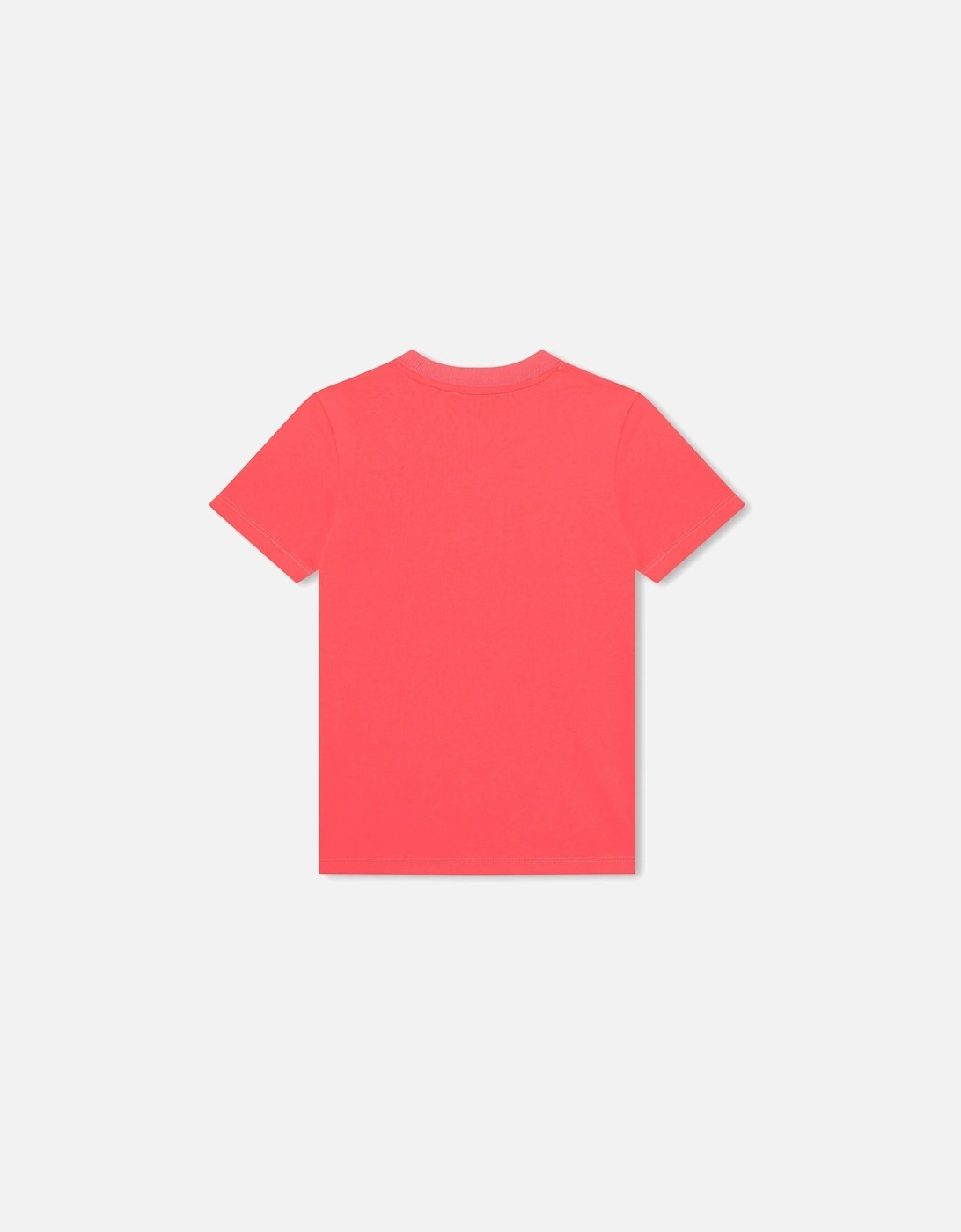 Boys Orange Logo Front T-Shirt