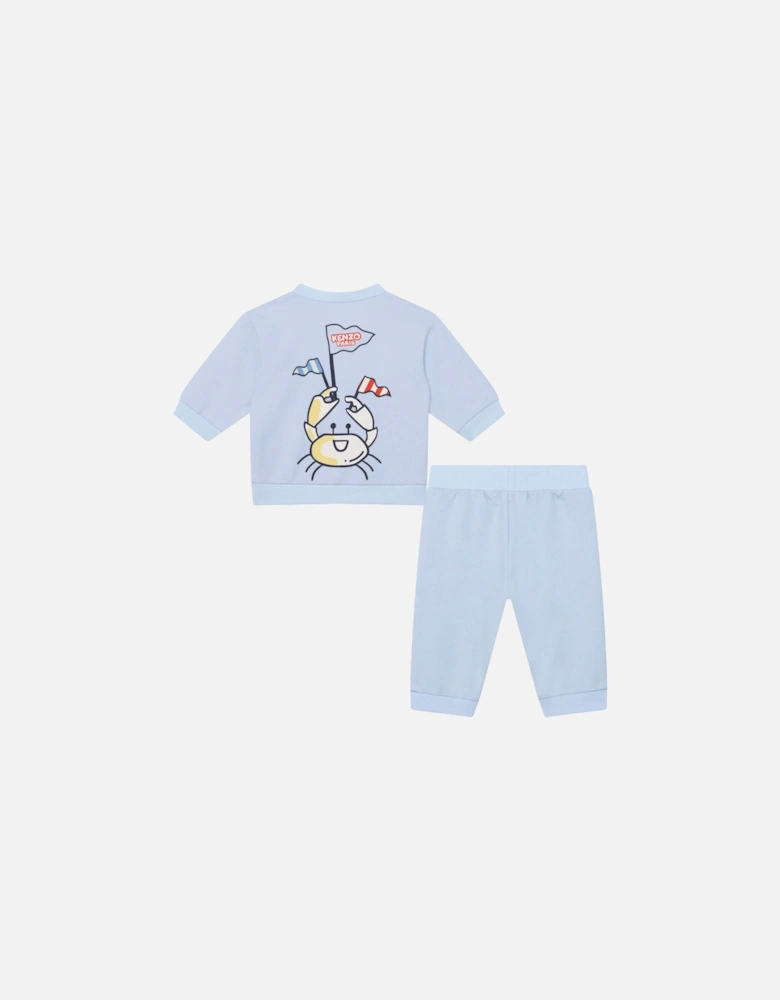 Baby Boys Blue Crab Tracksuit