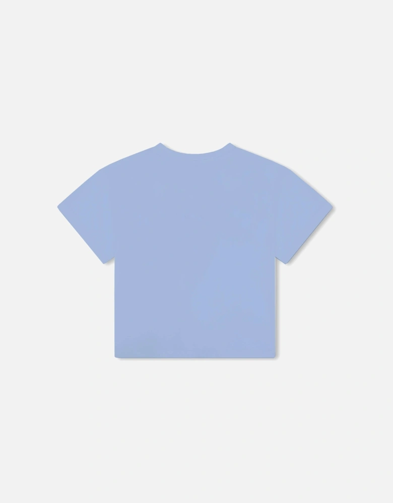 Boys Blue Paris Logo T-Shirt