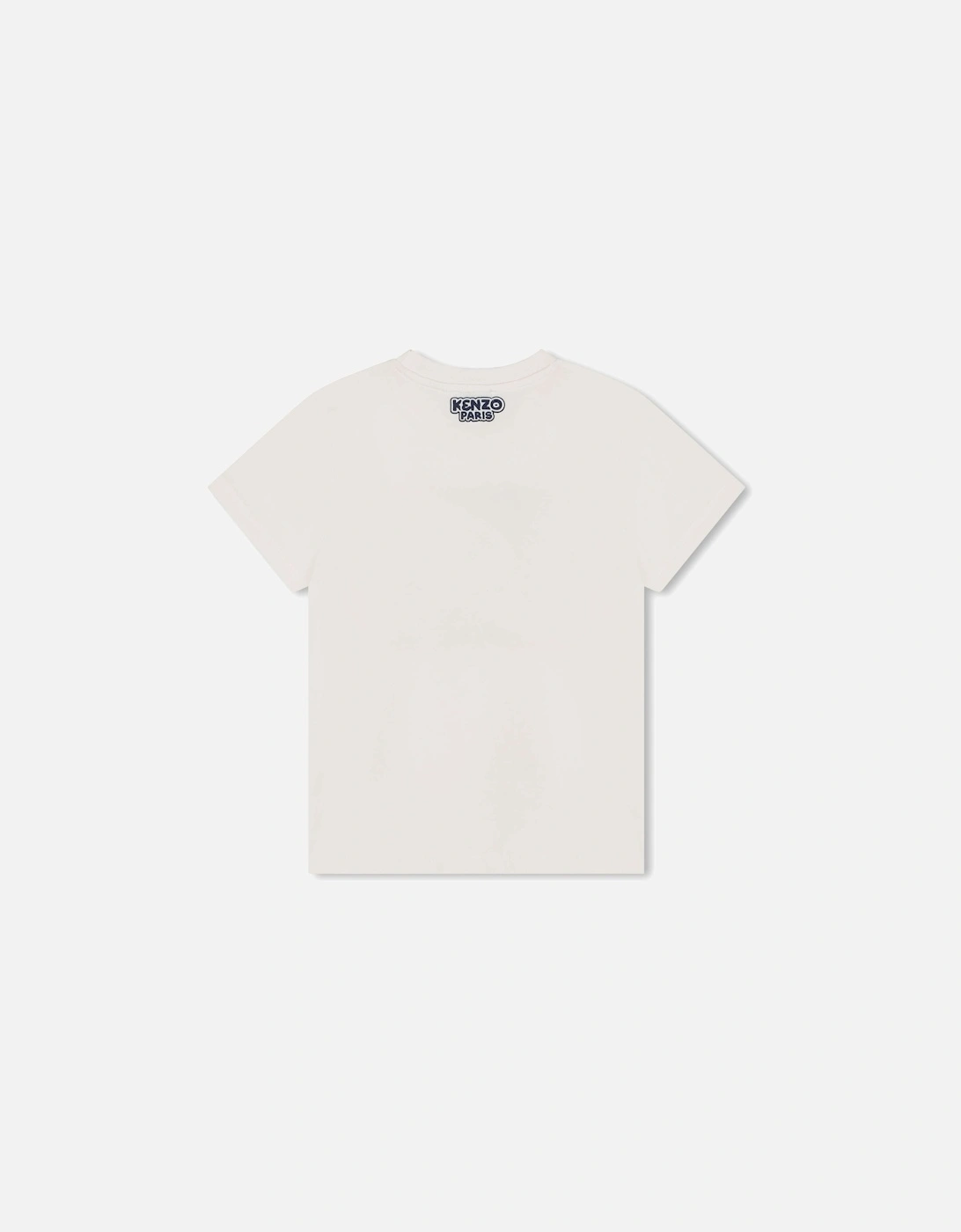 Boys White Paris Star T-Shirt